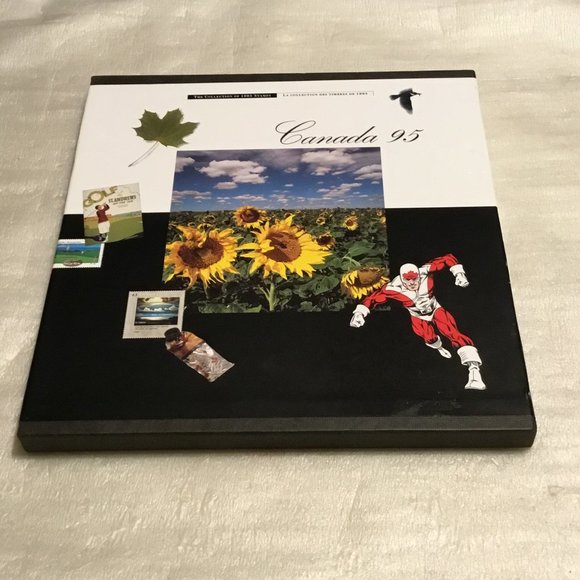 Canada 95 - The Collection of 1995 stamps hardback book w/ dust cover - Picture 14 of 14